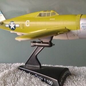 P-47 Thunderbolt “Miss Mary Lou” Diecast Plane 1:100 Model Power Postage Stamp
